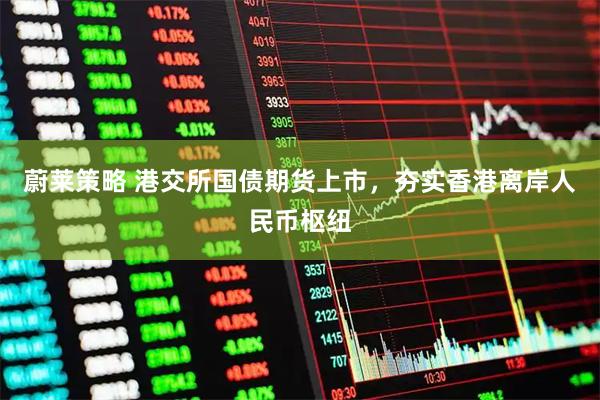 蔚莱策略 港交所国债期货上市，夯实香港离岸人民币枢纽